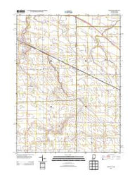 Dixon Indiana Historical topographic map, 1:24000 scale, 7.5 X 7.5 Minute, Year 2013