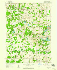 Donaldson Indiana Historical topographic map, 1:24000 scale, 7.5 X 7.5 Minute, Year 1958