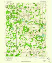 Donaldson Indiana Historical topographic map, 1:24000 scale, 7.5 X 7.5 Minute, Year 1958