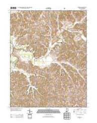 Dubois Indiana Historical topographic map, 1:24000 scale, 7.5 X 7.5 Minute, Year 2013