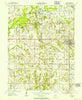 Dugger Indiana Historical topographic map, 1:24000 scale, 7.5 X 7.5 Minute, Year 1952