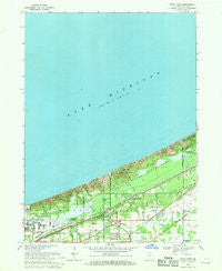 Dune Acres Indiana Historical topographic map, 1:24000 scale, 7.5 X 7.5 Minute, Year 1968