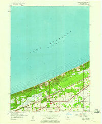 Dune Acres Indiana Historical topographic map, 1:24000 scale, 7.5 X 7.5 Minute, Year 1953