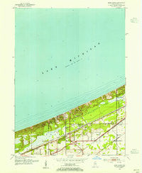 Dune Acres Indiana Historical topographic map, 1:24000 scale, 7.5 X 7.5 Minute, Year 1953