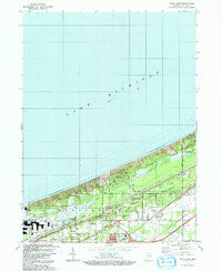 Dune Acres Indiana Historical topographic map, 1:24000 scale, 7.5 X 7.5 Minute, Year 1991