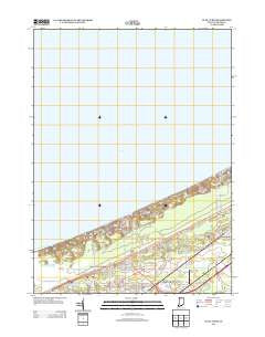 Dune Acres Indiana Historical topographic map, 1:24000 scale, 7.5 X 7.5 Minute, Year 2013