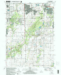 Dyer Indiana Historical topographic map, 1:24000 scale, 7.5 X 7.5 Minute, Year 1998