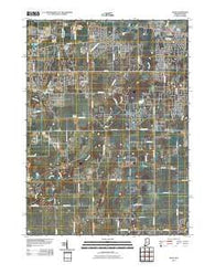 Dyer Indiana Historical topographic map, 1:24000 scale, 7.5 X 7.5 Minute, Year 2010