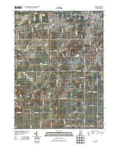 Dyer Indiana Historical topographic map, 1:24000 scale, 7.5 X 7.5 Minute, Year 2010