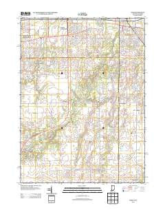 Dyer Indiana Historical topographic map, 1:24000 scale, 7.5 X 7.5 Minute, Year 2013