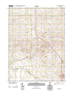 Earl Park Indiana Historical topographic map, 1:24000 scale, 7.5 X 7.5 Minute, Year 2013