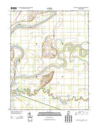 East Mount Carmel Indiana Historical topographic map, 1:24000 scale, 7.5 X 7.5 Minute, Year 2013