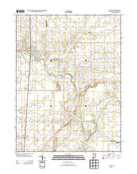 Eaton Indiana Historical topographic map, 1:24000 scale, 7.5 X 7.5 Minute, Year 2013