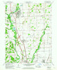 Edinburg Indiana Historical topographic map, 1:24000 scale, 7.5 X 7.5 Minute, Year 1961