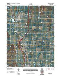 Edinburgh Indiana Historical topographic map, 1:24000 scale, 7.5 X 7.5 Minute, Year 2010