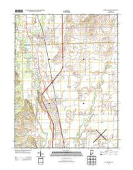 Edinburgh Indiana Historical topographic map, 1:24000 scale, 7.5 X 7.5 Minute, Year 2013