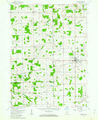 Edon Ohio Historical topographic map, 1:24000 scale, 7.5 X 7.5 Minute, Year 1961