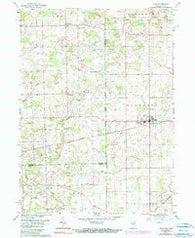 Edon Ohio Historical topographic map, 1:24000 scale, 7.5 X 7.5 Minute, Year 1961