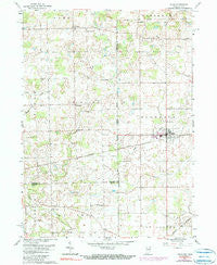 Edon Ohio Historical topographic map, 1:24000 scale, 7.5 X 7.5 Minute, Year 1961