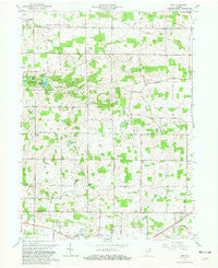 Ege Indiana Historical topographic map, 1:24000 scale, 7.5 X 7.5 Minute, Year 1965