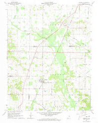 Elberfeld Indiana Historical topographic map, 1:24000 scale, 7.5 X 7.5 Minute, Year 1961