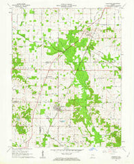 Elberfeld Indiana Historical topographic map, 1:24000 scale, 7.5 X 7.5 Minute, Year 1961