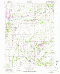 Elizabethtown Indiana Historical topographic map, 1:24000 scale, 7.5 X 7.5 Minute, Year 1958