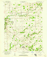 Elizabethtown Indiana Historical topographic map, 1:24000 scale, 7.5 X 7.5 Minute, Year 1958