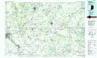 Elkhart Indiana Historical topographic map, 1:100000 scale, 30 X 60 Minute, Year 1985