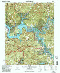 Elkinsville Indiana Historical topographic map, 1:24000 scale, 7.5 X 7.5 Minute, Year 1993