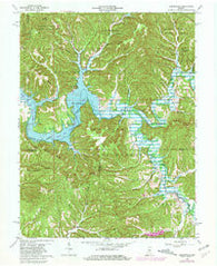 Elkinsville Indiana Historical topographic map, 1:24000 scale, 7.5 X 7.5 Minute, Year 1966