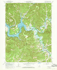Elkinsville Indiana Historical topographic map, 1:24000 scale, 7.5 X 7.5 Minute, Year 1966