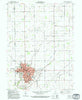 Elwood Indiana Historical topographic map, 1:24000 scale, 7.5 X 7.5 Minute, Year 1960