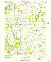 Eminence Indiana Historical topographic map, 1:24000 scale, 7.5 X 7.5 Minute, Year 1956
