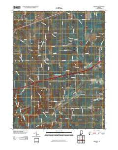 Eminence Indiana Historical topographic map, 1:24000 scale, 7.5 X 7.5 Minute, Year 2010