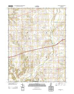 Eminence Indiana Historical topographic map, 1:24000 scale, 7.5 X 7.5 Minute, Year 2013