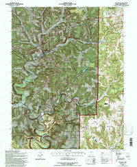 English Indiana Historical topographic map, 1:24000 scale, 7.5 X 7.5 Minute, Year 1993