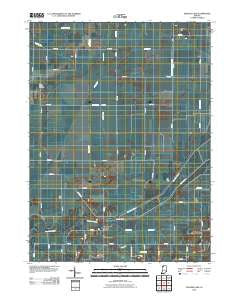 English Lake Indiana Historical topographic map, 1:24000 scale, 7.5 X 7.5 Minute, Year 2010