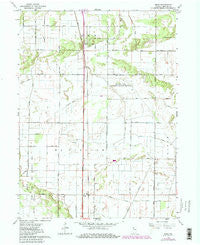 Enos Indiana Historical topographic map, 1:24000 scale, 7.5 X 7.5 Minute, Year 1962