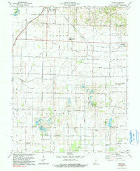 Epsom Indiana Historical topographic map, 1:24000 scale, 7.5 X 7.5 Minute, Year 1978