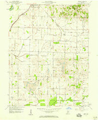 Epsom Indiana Historical topographic map, 1:24000 scale, 7.5 X 7.5 Minute, Year 1957