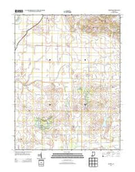 Epsom Indiana Historical topographic map, 1:24000 scale, 7.5 X 7.5 Minute, Year 2013