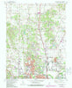 Evansville North Indiana Historical topographic map, 1:24000 scale, 7.5 X 7.5 Minute, Year 1981