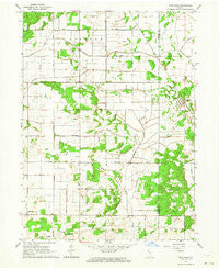 Fair Oaks Indiana Historical topographic map, 1:24000 scale, 7.5 X 7.5 Minute, Year 1962