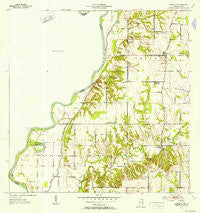 Fairbanks Indiana Historical topographic map, 1:24000 scale, 7.5 X 7.5 Minute, Year 1952