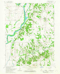 Fairbanks Indiana Historical topographic map, 1:24000 scale, 7.5 X 7.5 Minute, Year 1966