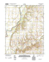 Fairbanks Indiana Historical topographic map, 1:24000 scale, 7.5 X 7.5 Minute, Year 2013
