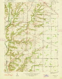 Fairfield Indiana Historical topographic map, 1:24000 scale, 7.5 X 7.5 Minute, Year 1948