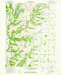 Fairfield Indiana Historical topographic map, 1:24000 scale, 7.5 X 7.5 Minute, Year 1960