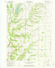 Fairfield Indiana Historical topographic map, 1:24000 scale, 7.5 X 7.5 Minute, Year 1960